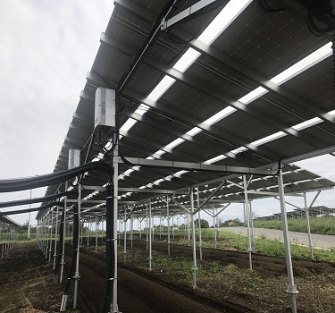 система за монтаж на слънчева ферма, Япония