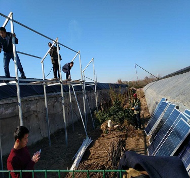  Шандонг демонстрационен проект за фотоволтаична селскостопанска оранжерия